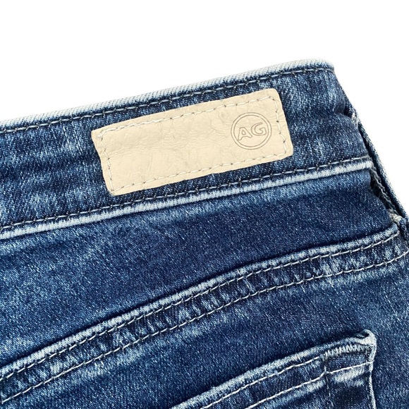 AG The Legging Ankle | Super Skinny Ankle Stonewash Jeans with Raw Hem 26 - Picture 10 of 16